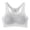 Gray, variant on OGLCCG Girls Seamless Athletic Bras Teen No Show Training Soft Tagless Bra with Removable Padding Breathable Workout Bras 8-15 Years