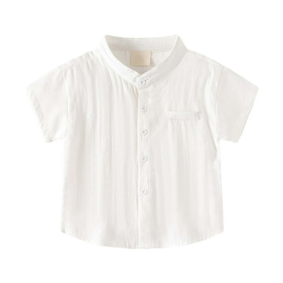 Kids Boys Polo Shirts Solid Color Boys Uniform Shirts Summer Shirt Kids Short Sleeve Shirts 8-9 Years Cute Boy Clothing