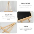 thumbnail image 2 of TAILTOSS Wood Easel Khaki for Picture Rack Small Studio 6Pcs 7.9*5.5*0.8In, 2 of 8