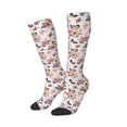 thumbnail image 2 of Daiia Sports Socks Rose Flowers Printed Novelty Crew Socks for Men Women Knee High Socks Cotton Socks Soft & Breathable Support Unisex Socks, 2 of 9