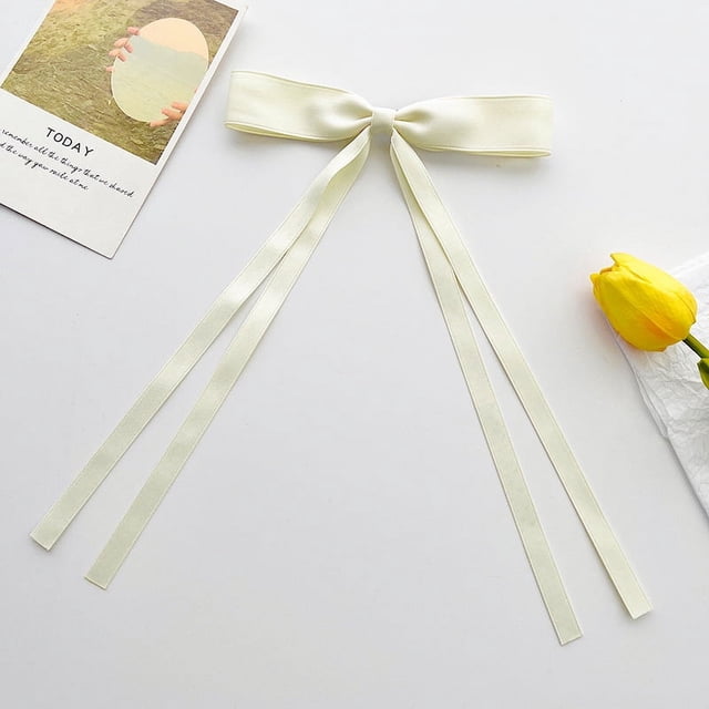 Lazo de cinta estilo lazo para el cabello lazo de cinta horquilla femenina dulce lindo clip de pico de pato accesorios para el cabello simples