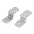 thumbnail image 2 of REGALWOVEN 38mm x 13mm x 11mm Metal Z Shape Picture Frame Braces Brackets Silver Tone 10Pcs, 2 of 5