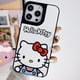 thumbnail image 1 of Funda de teléfono estéreo 3D de silicona hello kitty stitch para iphone Xr Xs 11 12 13 14 ProMax 15promax, 1 of 3