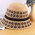 thumbnail image 3 of CoCopeaunts Women's Bucket Hat Warm Knitted Hats Autumn Winter Simple Fashion Versatile Heavy Woolen Casual Fisherman Hat, 3 of 8