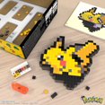 thumbnail image 3 of MEGA Pokémon Pikachu Building Toy Kit (400 Pieces) Retro Set, 3 of 7