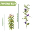 thumbnail image 3 of NANDIYNZHI Easter Egg Garland with Spring Flowers, Long Artificial Rustic Egg Floral Vine String Garland for Easter Wreath Making Spring Party Supply, 3 of 8