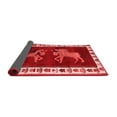 thumbnail image 2 of Ahgly Company Indoor Round Animal Red Traditional Area Rugs, 3' Round, 2 of 4