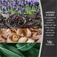 thumbnail image 4 of Reloj de arena mediano Candle WoodWick con aroma a lavanda y cedro, 285 ml, 4 of 6