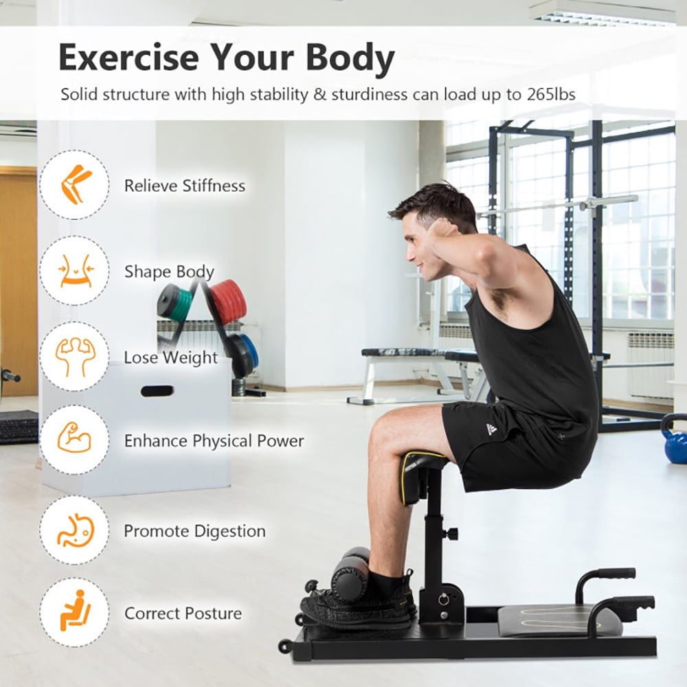 Topcobe 8-in-1 Home Gym Multifunction Squat Fitness Machine, Home Gym Workout Strength Training Fitness Equipment