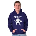 thumbnail image 4 of Beast Gym Fitness Meathead Men's Big & Tall Graphic Hoodie Brisco Brands 5X, 4 of 4