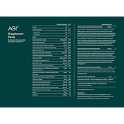 AG1 Athletic Greens - مكمل مسحوق التغذية اليومية المريحة - 30 يومًا من العرض (12.70z)