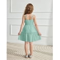 thumbnail image 6 of Arshiner Girls Spaghetti Strap Dress Toddler Summer Dresses Kids Beach Casual Sundresses with Pockets, 6 of 6