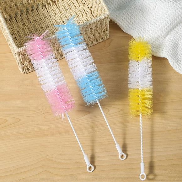 Boovnll Cleaning Brush, Long Handled Cup Brush Water Cup Brush Easy to Clean Soft and Lint Free Bottle Brush Stain Removal and Cleaning Brush Insulated Cup Brush, Cleaning Supplies