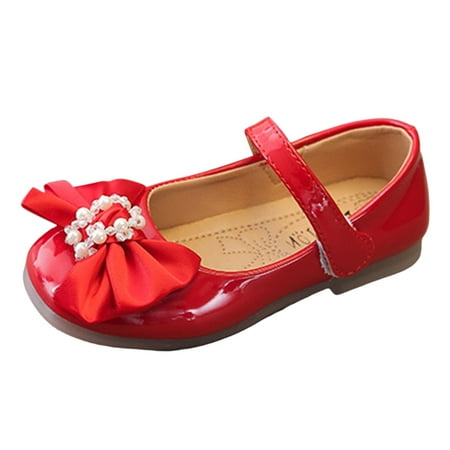 

Kids Baby Girls Sandals Closed Toe Fashion Flat Casual Leather Princess Daily Wear Shoes Cozy Comfy Footwear