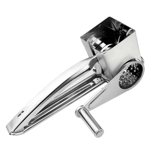 Cheese Grater Stainless Steel New Stainless Steel Multi Purpose Rotary Cheese Nut Spice Grater Shredder