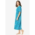 thumbnail image 3 of Dreams & Co. Plus Size Long Print Sleepshirt, 3 of 4