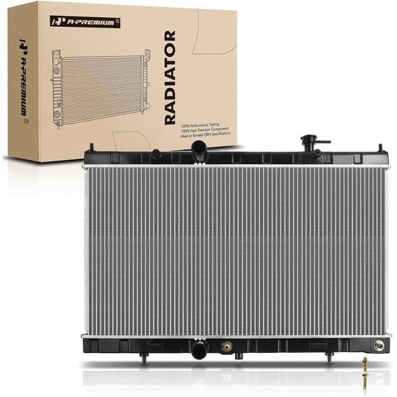 A-Premium Engine Coolant Radiator Assembly with Transmission Oil Cooler | Compatible with Nissan Rogue 2014 2015 2016 2017 2018, 2.0L 2.5L, Automatic Transmission