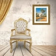 thumbnail image 3 of Slivka, Jane 15x18 Gold Ornate Wood Framed with Double Matting Museum Art Print Titled - Tropical Palms, 3 of 4