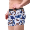 thumbnail image 2 of Pofeuu Butterflies1 Print Men’s Boxer Briefs, Moisture-Wicking Underwear, Regular,Trunk-Small, 2 of 5