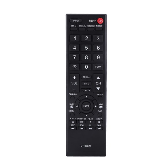 Gegong Remote Control, TV Remote Control,New Fashionable CT-90325 Remote Control Portable Controller For TOS HIBA LCD SMART-TV Black