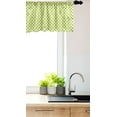 thumbnail image 3 of Ambesonne Lime Green Window Valance, Girlish Vintage Dots, 54" X 12", Lime Green White, 3 of 3