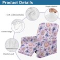 thumbnail image 5 of Kuiaobaty Mandala Flower Pattern Reclining Slipcover Soft Lazy Boy Chair Cover Butterfly Durable Recliner Chair Cover Large Breathable Reclining Slipcover with Side Pocket for Pets Kids, 5 of 8