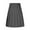 Gray, variant on Pleated Skirts for Women, Skorts High Waisted A-Line Midi Skirts Solid Color Knee Length Skirt Boho Skirt Black XL