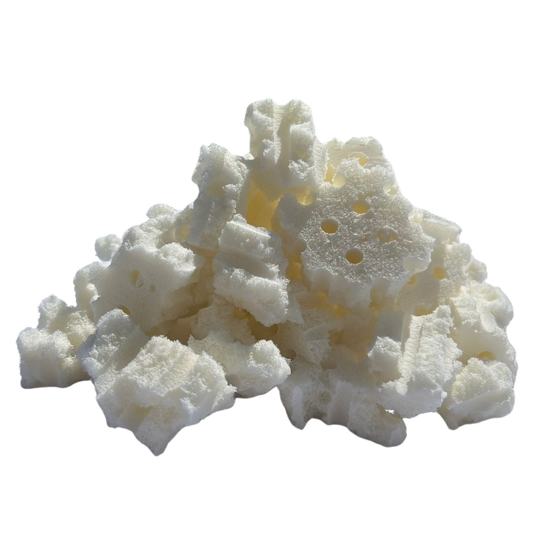 QQbed 40LBS Shredded Latex Foam - Filler for Stuffing, Pillows, Crafts, Bean Bags, Chairs, Dog Beds