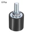 thumbnail image 3 of 6 Pack M8x23mm Thread Studs Rubber Shock 25x25mm Male Female 6 Pack M8 Lock Nuts, 3 of 6