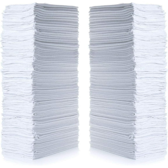 Simpli-Magic White Cotton Rags Multipurpose Cleaning Cloths, 500-Pack