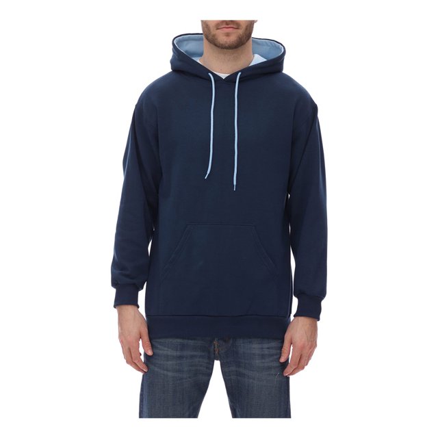 King Fashion KF9041 Two-Tone Hooded Sweatshirt