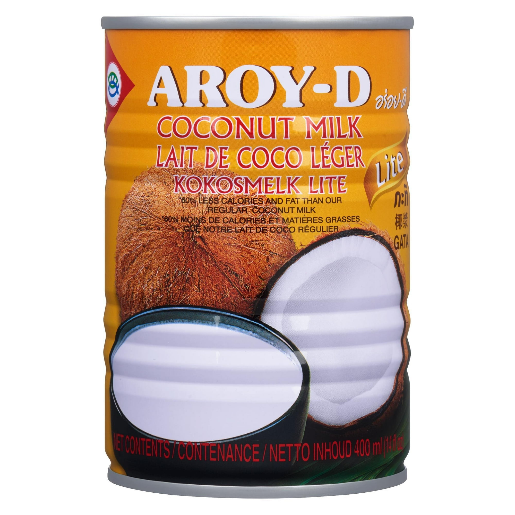 Aroy-D Coconut Milk Lite (400mL), Aroy-D Coconut Milk Lite (400mL)