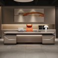 thumbnail image 4 of Luxury European Office Desk Executive Boss Designer Secretary Computer Desks High Quality Reception Bureau Meuble Home Furniture My Lux Decor Round, 4 of 19