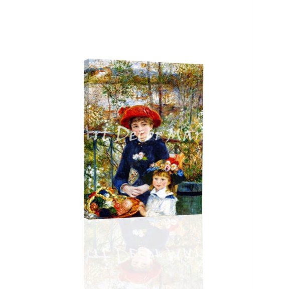Two Sisters-Renoir - CANVAS OR FINE PRINT WALL ART