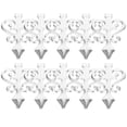 thumbnail image 3 of 10Pcs Elegant Curve Spear Shape Metal Post Finials for Park Square, 3 of 9