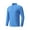 1 Blue, variant on Mens Gym T Shirt Long Sleeve Quarter Zip T-Shirts Quick Dry Sportswear with Thumb Holes Muscle Fit Designer Sports Tshirts Plain Mock Neck Athletic Tops Running Gear