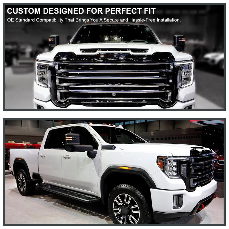 Spec-D Power Heated Towing Mirrors For 2017-2019 Ford F250 Super Duty - With Turn Signals, Blind Spot & Telescoping Arms