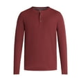 thumbnail image 3 of George Men's& Big Men's Double Knit Henley, Sizes S-3XL, 3 of 5