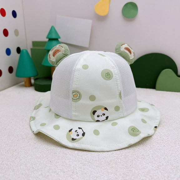 Delliss Kids Sun Hat Girls Summer Bucket Hat Toddler Beach Fishing Hat Wide Brim Hat