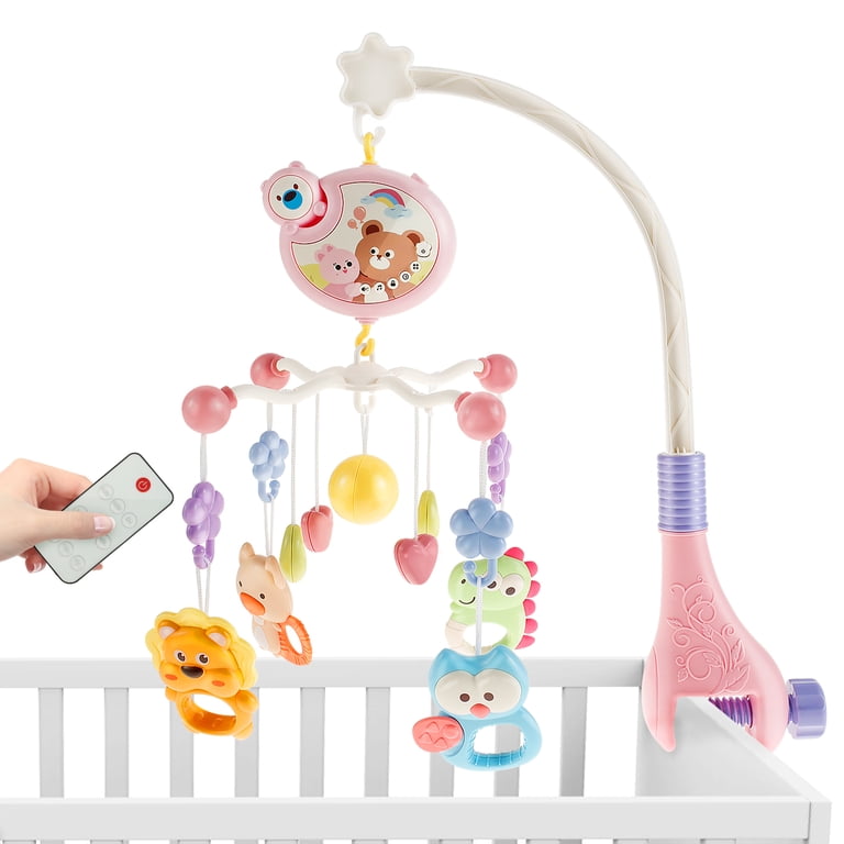 Keyohome Baby Crib Mobile with Music, Lights & Remote Control photo 2