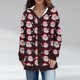 thumbnail image 1 of Cárdigan informal de punto con estampado navideño para mujer, chaqueta con botones y abrigo para mujer, 1 of 6