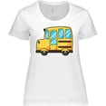 thumbnail image 3 of Inktastic Cute School Bus Women's Plus Size T-Shirt, 3 of 5