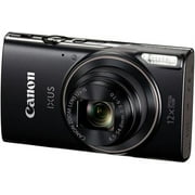 Canon PowerShot IXUS 285 HS Digital Camera 12x Zoom Black Bundle Full Accessory Kit (International Model)