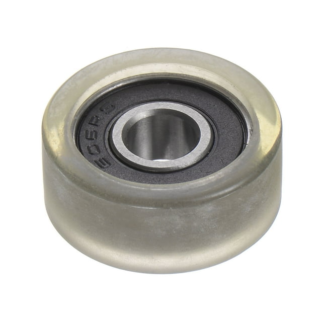 Unique Bargains Roulement à Billes PU 6x20.8x8.5mm Roue de Guidage Revêtue de Polyuréthane pour Industriel, Vert