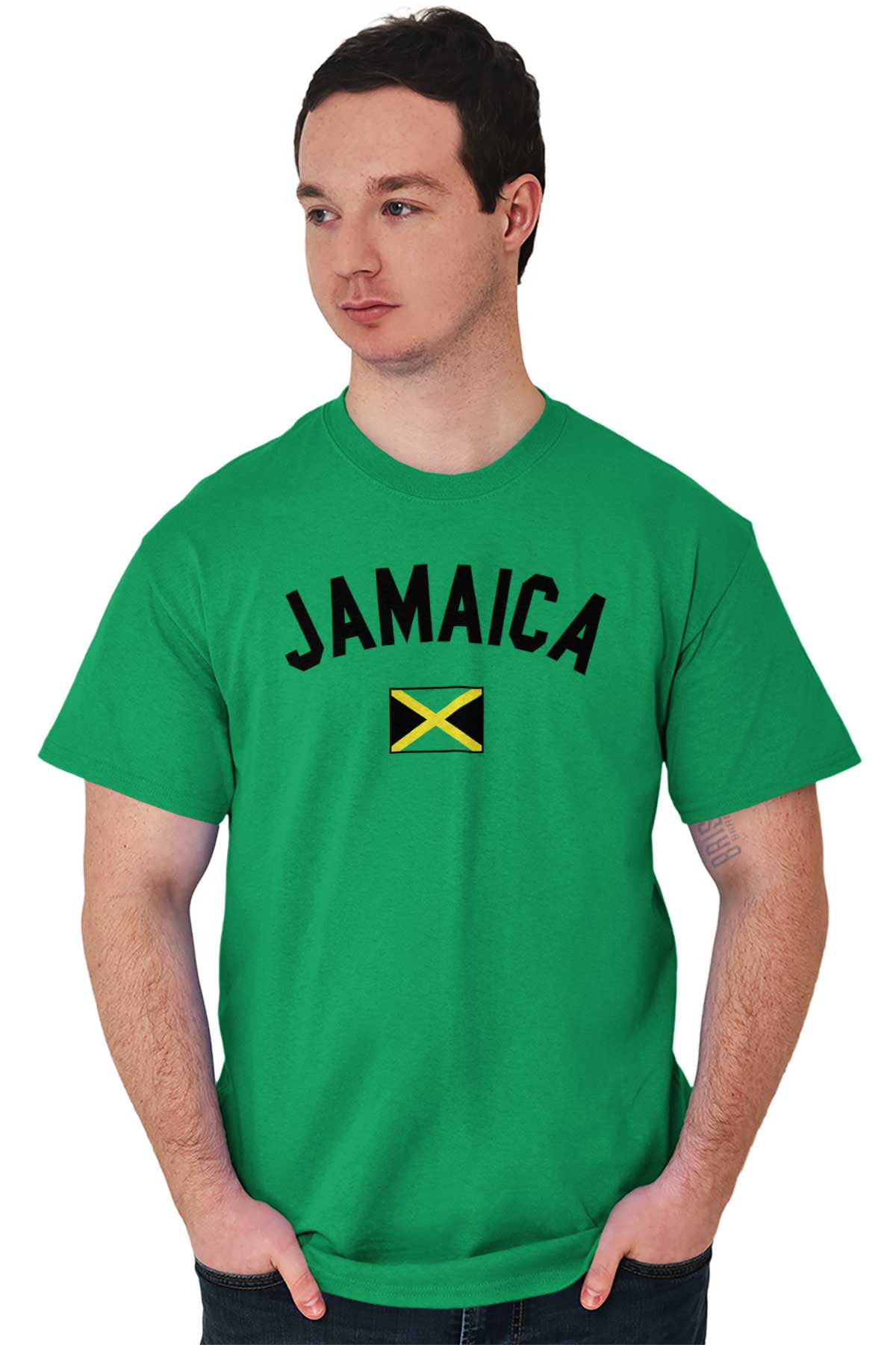 big and tall t-shirt Jamaica flag Jamaica shirt tall shirts for men 