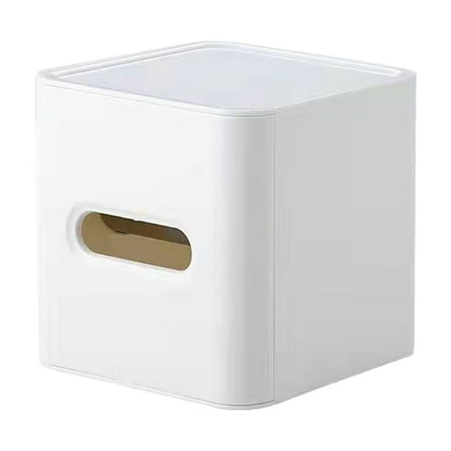 SDNall Bathroom Storage Cabinet, Toilet Tissues Rolls, Toilet Tissue Box Toilet Paper Box Wall Mounted Non Perforated Roll Box Toilet Transparent Roll Box Storage Rack Translucent Storage Cabinet