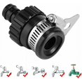 thumbnail image 5 of Adaptador de grifo universal para grifo de jardín y manguera de agua, conexión de manguera de riego para grifo monomando Fonepro negro, 5 of 5