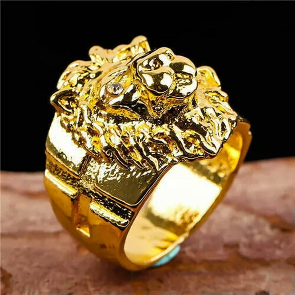 HOOUN Gothic Punk Party Skull Ring Men Band 925 Silver Filled Rings Jewelry Sz 6-13-7-Style 1