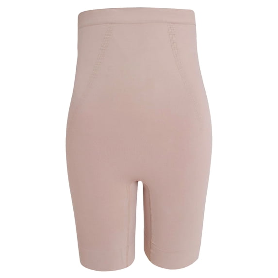 Women's High Waist Bermuda Shapewear, Natural X-Large
