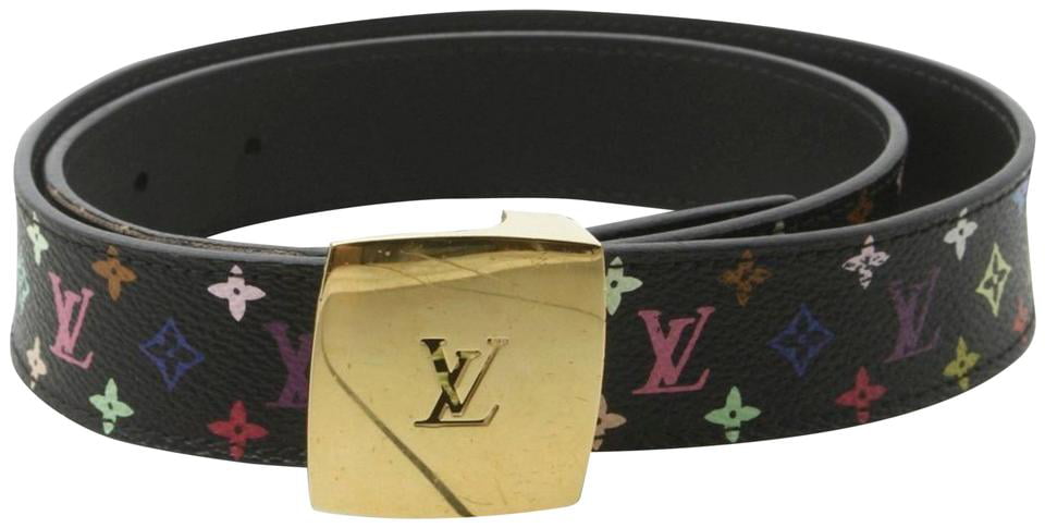 Louis Vuitton 75/30 Black Ceinture Belt 861103 Walmart.com